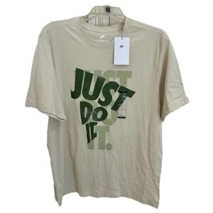 Nike Just Do It Men's T-Shirt with A Just Do It Logo Across The Chest Size L NWT